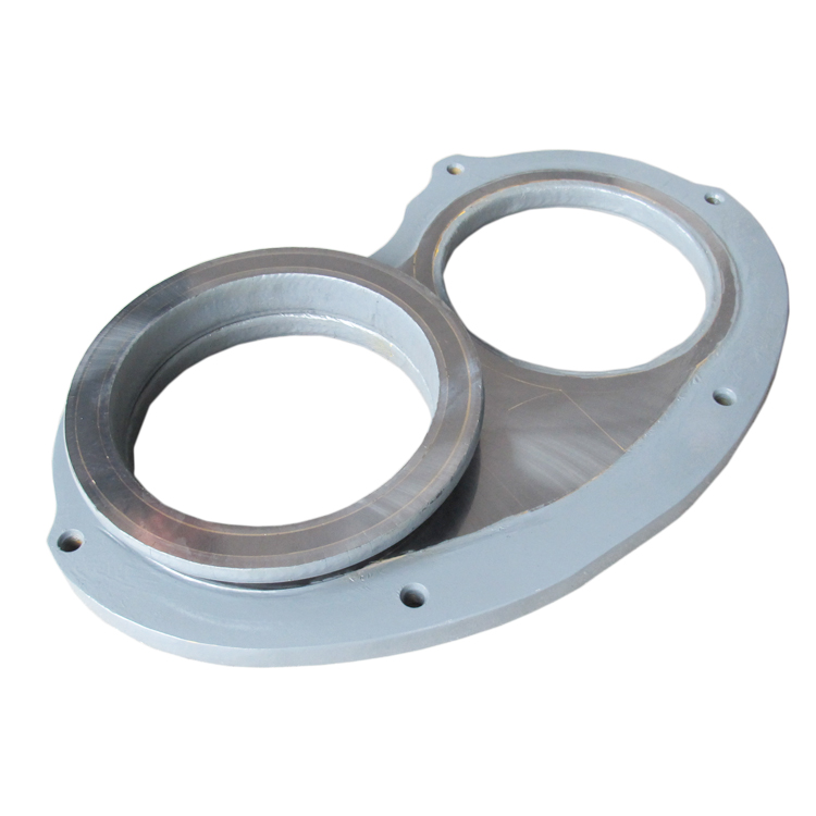 Spectacle wear plate Zoomlion Sany concrete pump parts wear spectacle plate wear plate and cutting ring